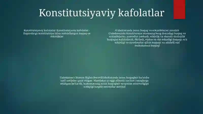 Inson Huquqlari Va Erkinlilari Kafolatining Yaratilishi 3