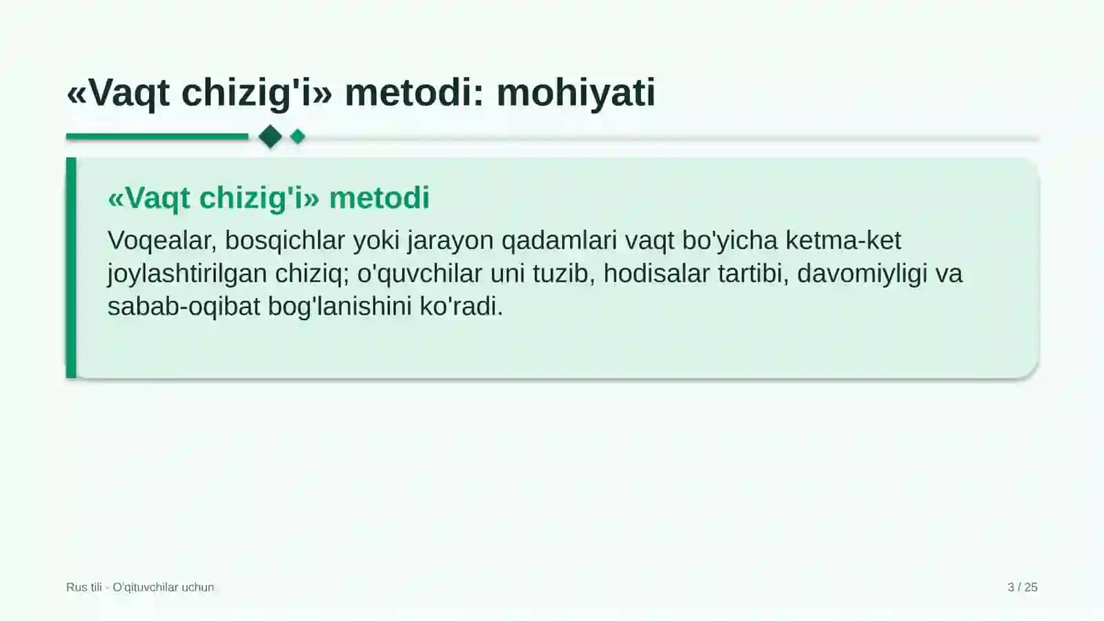rus tili darslarida vaqt chizig'i metodidan foydalanish 1641 3