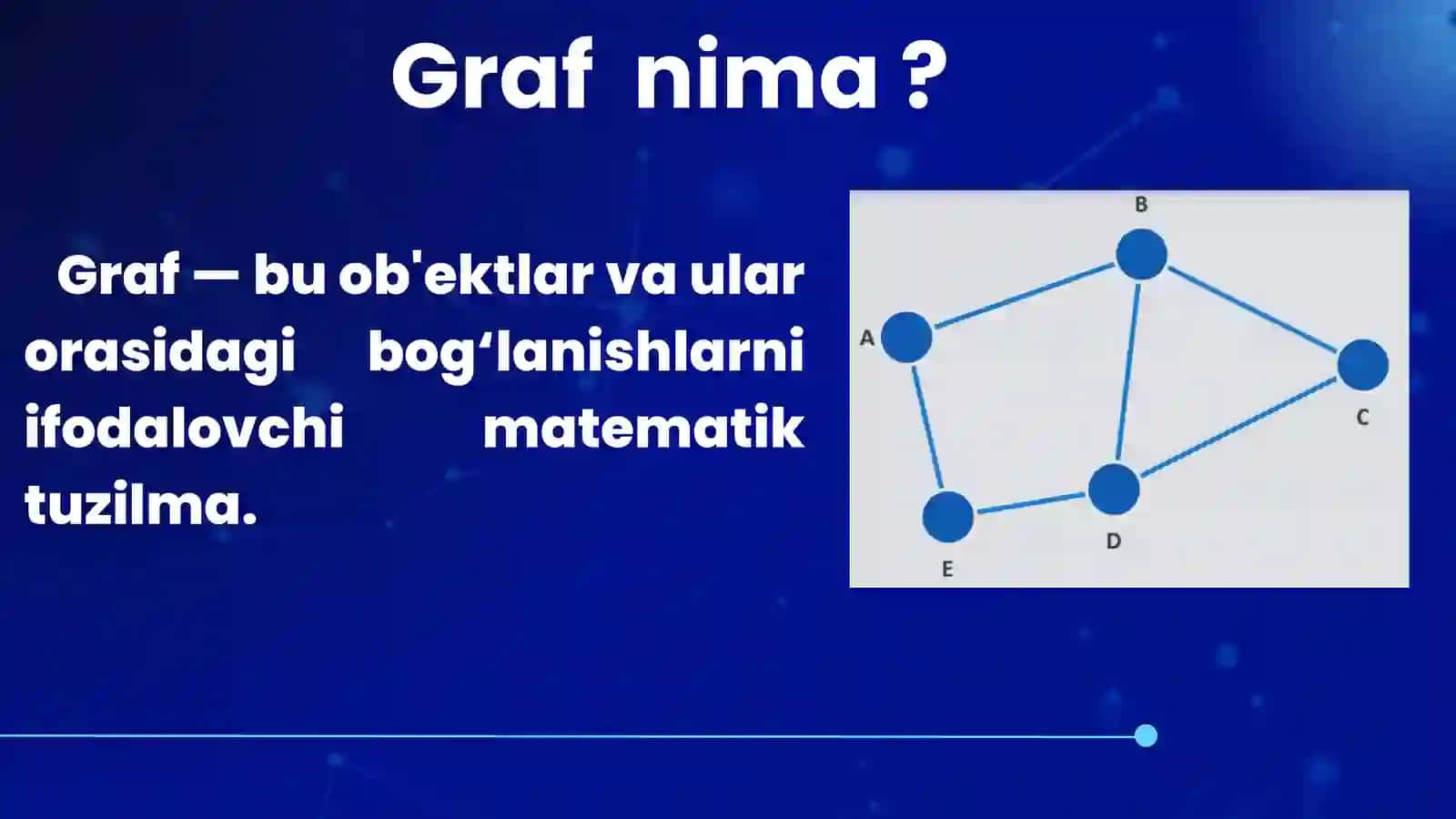 Ma'lumotlar tuzilmasi va algoritmlar 3