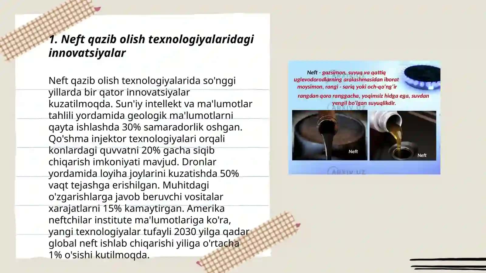 Neft qazib olish texnologiyalaridagi innovatsiyalar 3