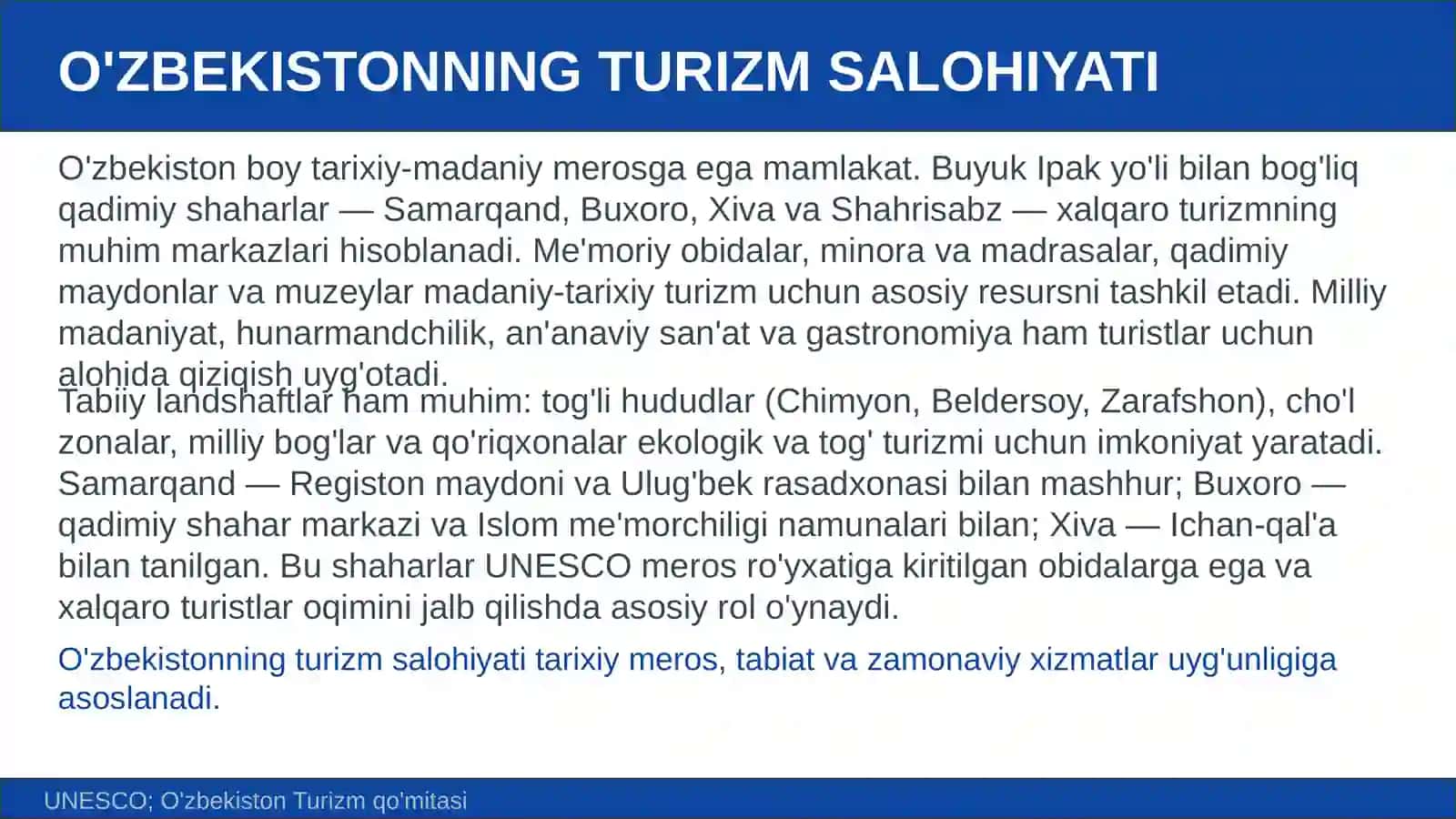 TURIZMNI RIVOJLANTIRISH ISTIQBOLLARI 3