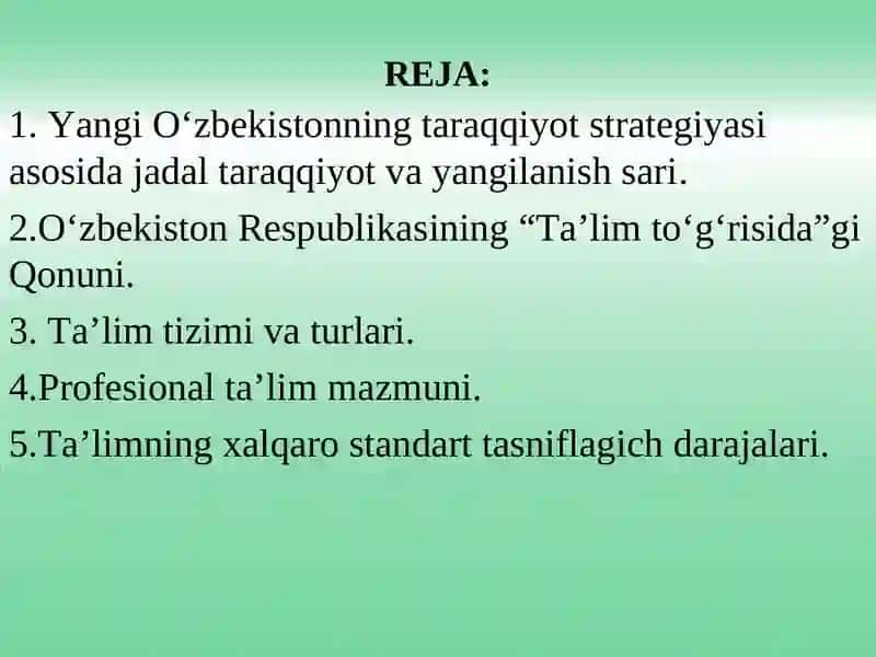 О‘zbekiston Respublikasida ta’lim tizimini rivojlantirishning kontseptual asoslari 3
