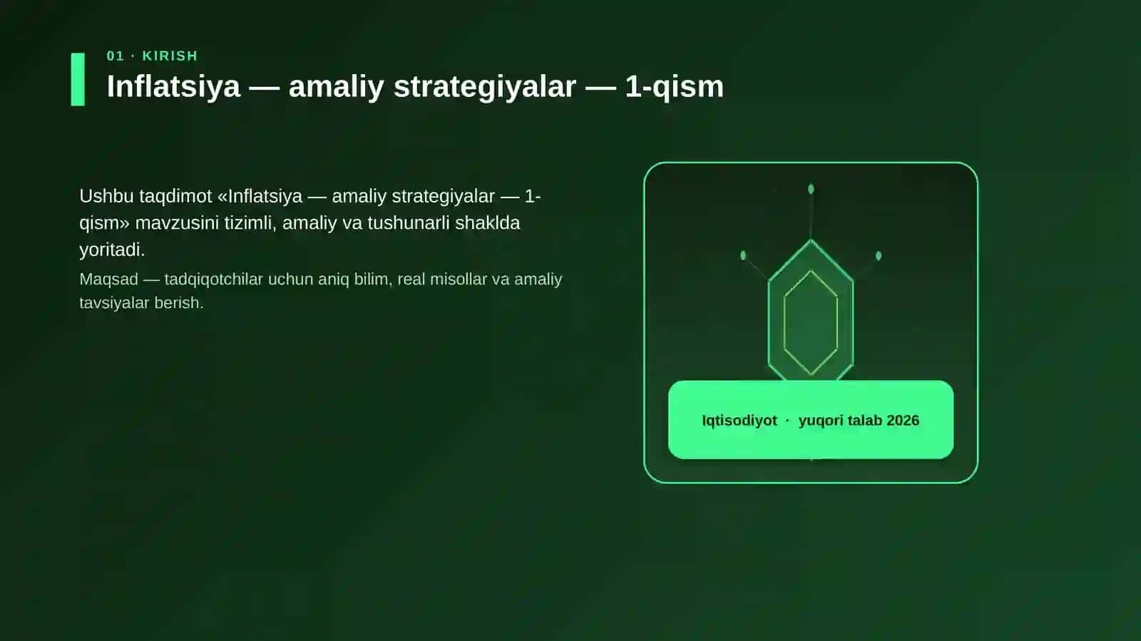 Inflatsiya — amaliy strategiyalar — 1-qism 3