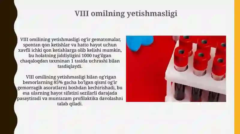 Gemostaz. Qon guruhlari. Refused faktor 3