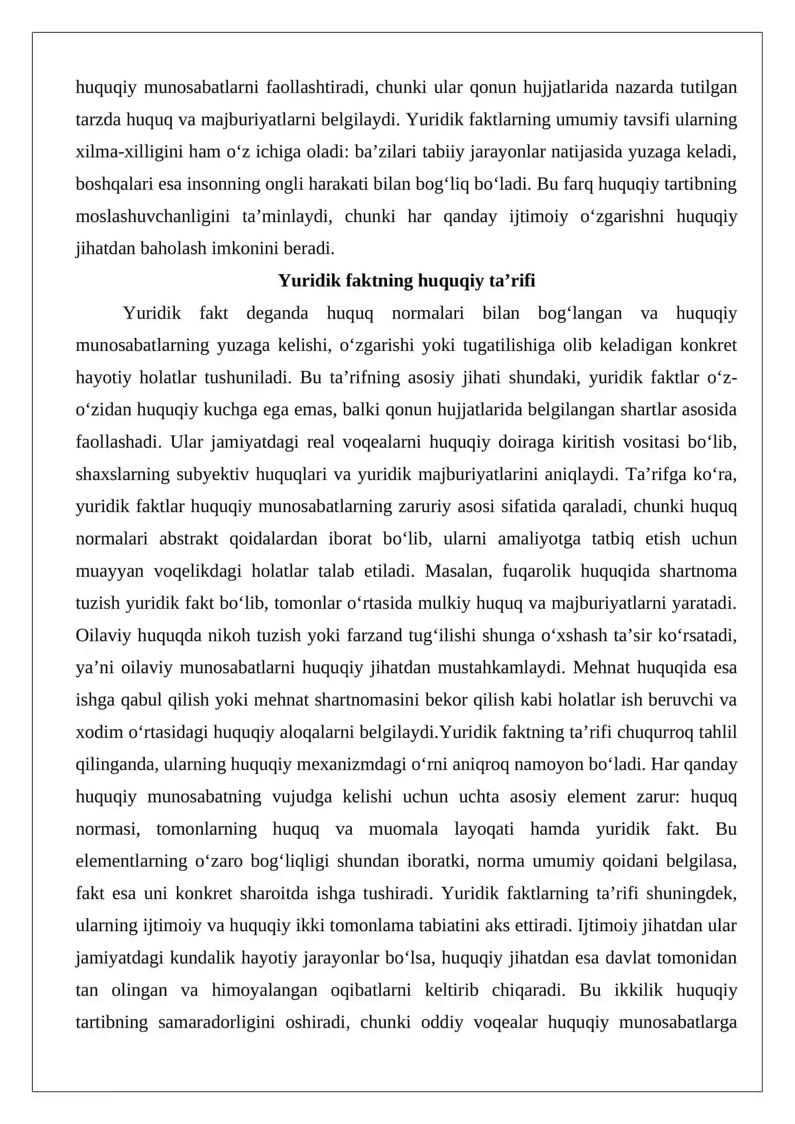 Iqtisodiy va moliyaviy huquqda yuridik faktlar 3
