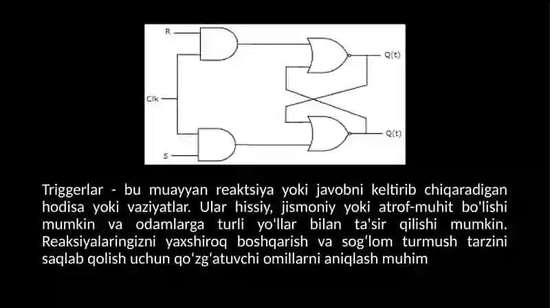 TRIGGERLAR. ASSINXRON TRIGGERLAR 3