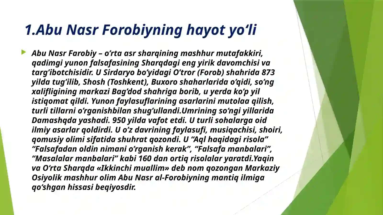 Abu Nasr Farobiyning hayot yo‘li 3