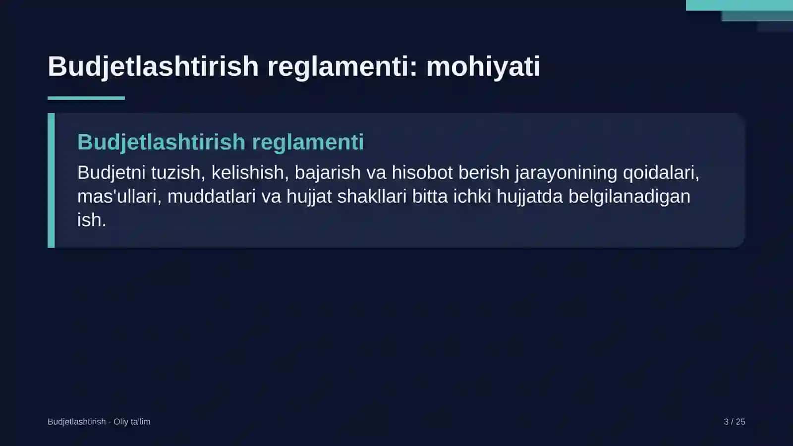 Ko'prik qurilishida budjetlashtirish reglamentini ishlab chiqish 3