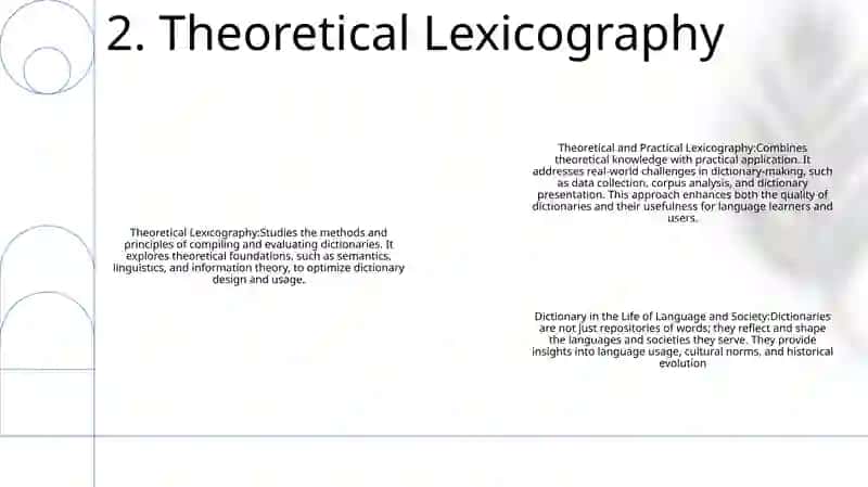 Theoretical And Practical Lexicography 3