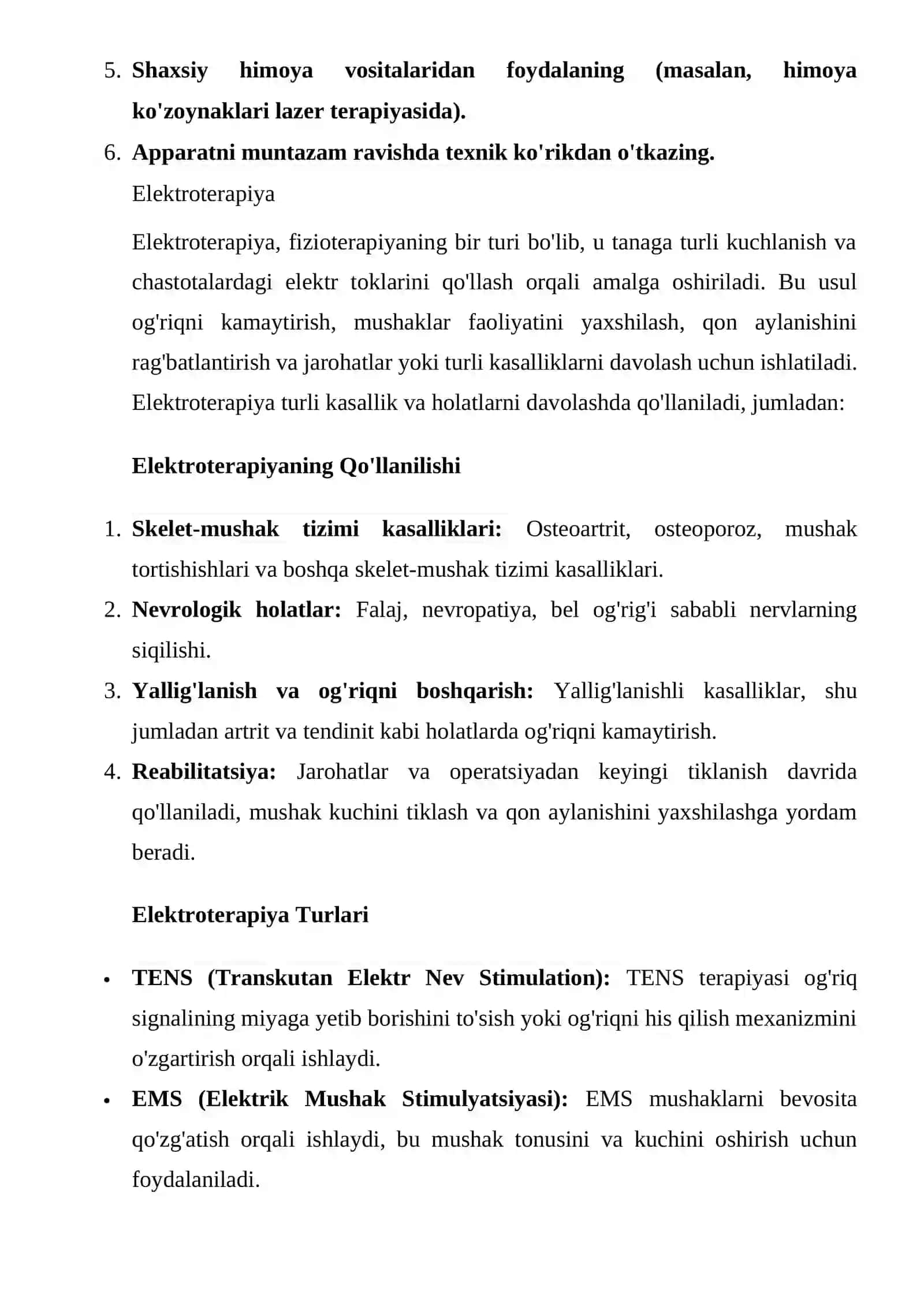 Fizioterapiya usullari 3