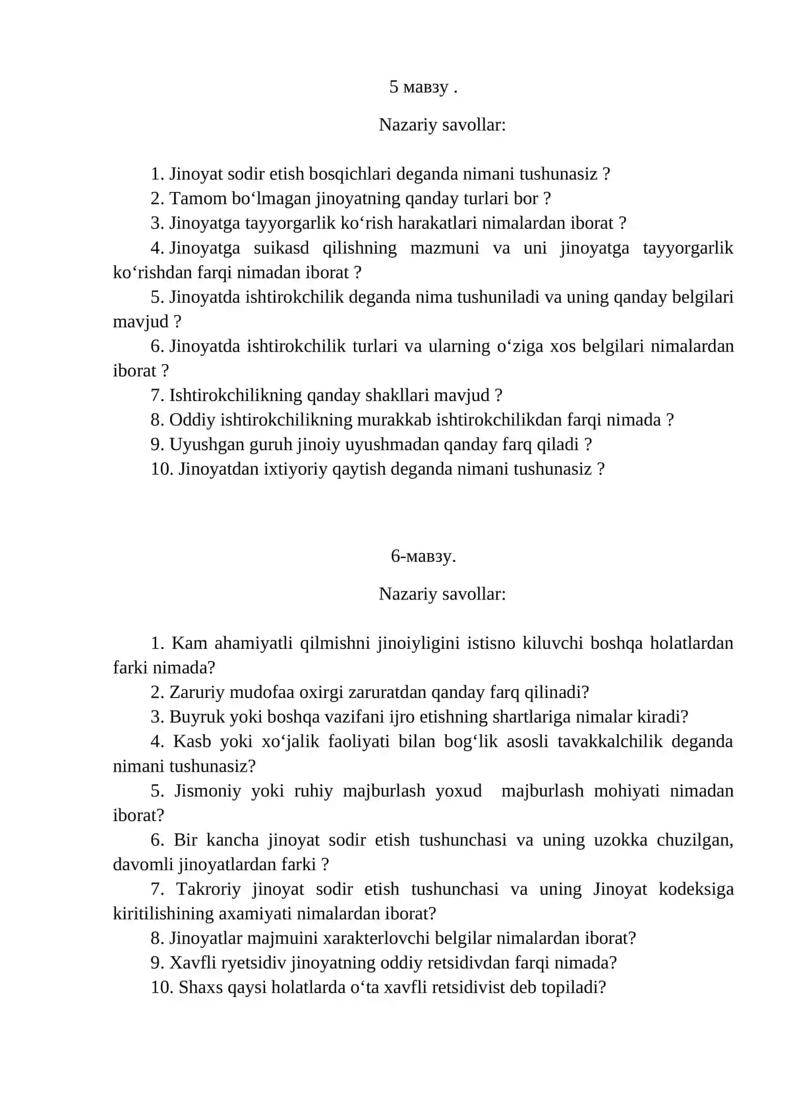 Jinoyat huquqi tushunchasi 3