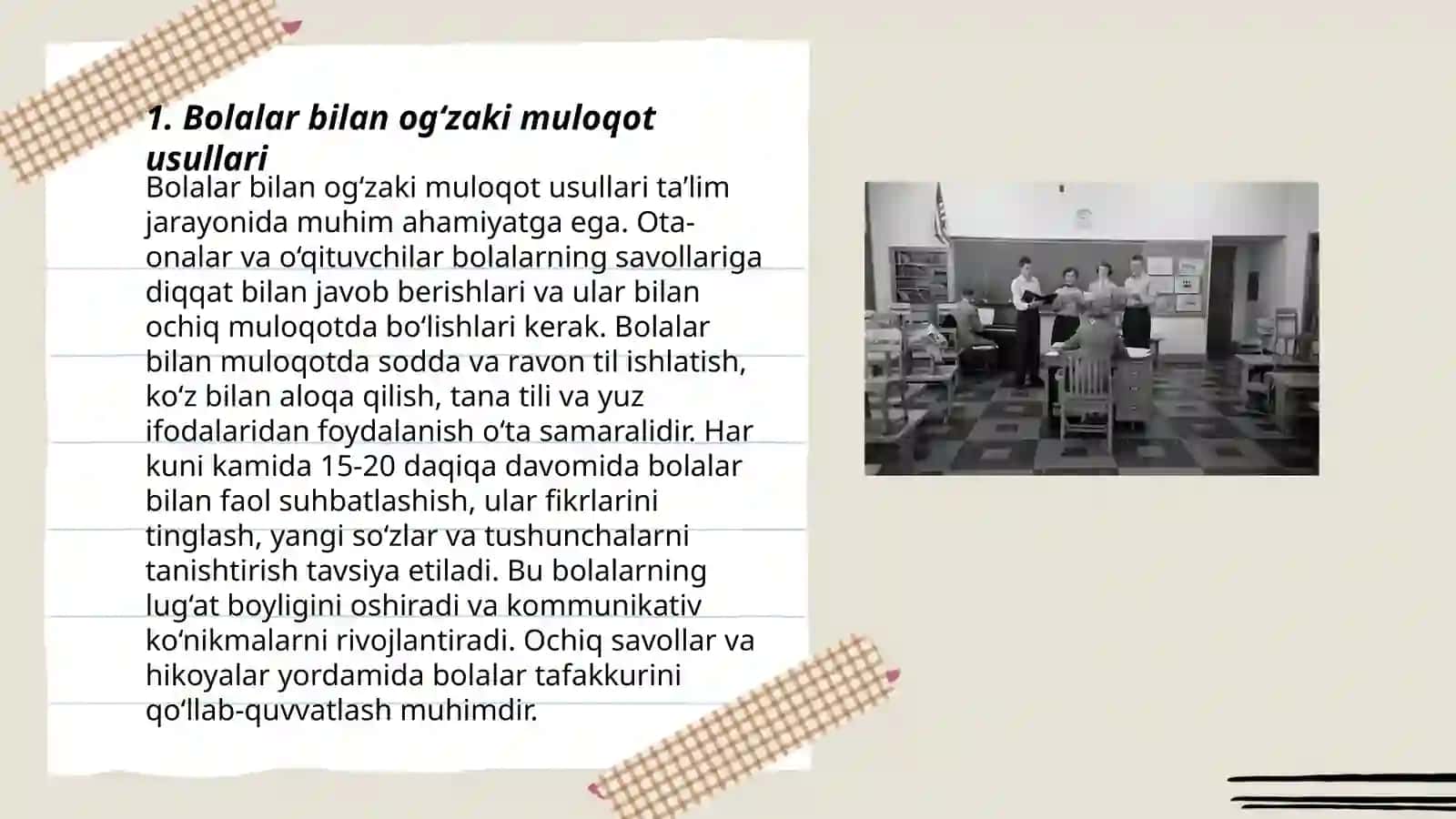 Bolalar bilan muloqot shakllari 3
