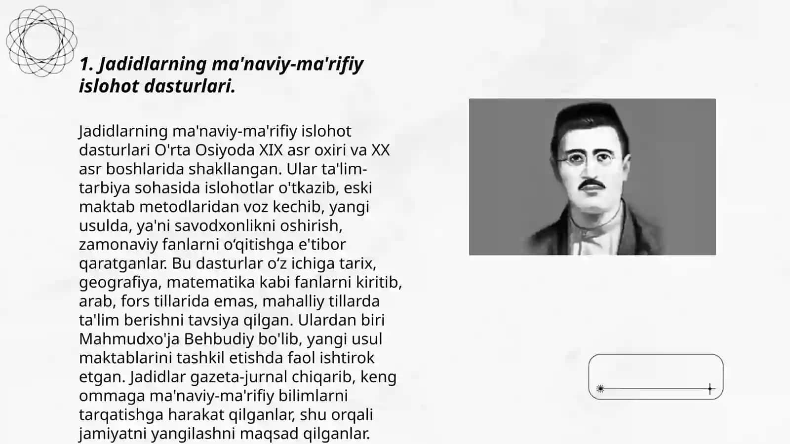 Jadidlarning ma'naviy-ma'rifiy islohot dasturlari 3