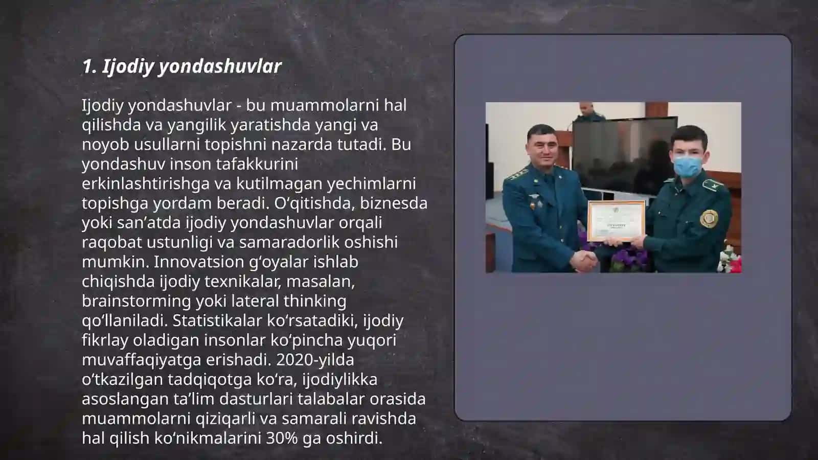 Ijodiy yondashuvlar 3