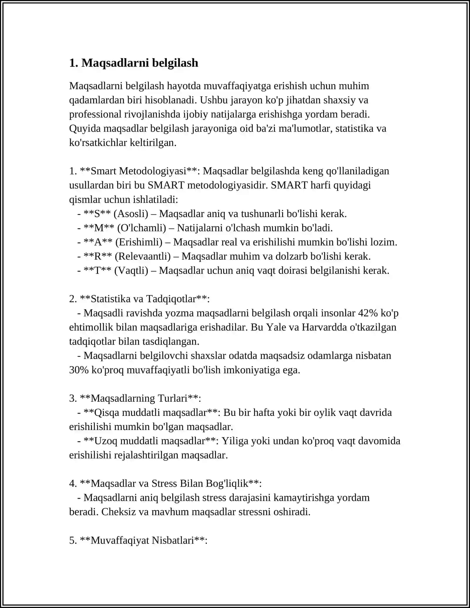 O'Z O'ZINI BOSHQARISH VA SAMARADORLIK UCHUN JAVOBGARLIK 3