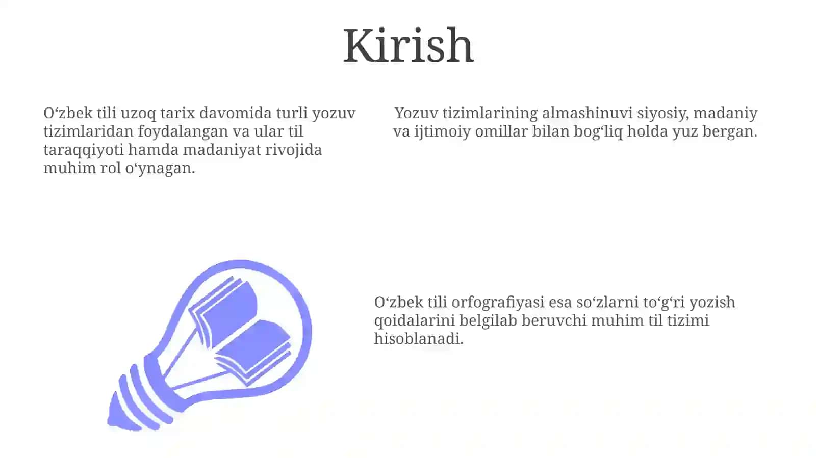 Oʻzbek tilining yozuv tizimlari tarqqiyoti 3
