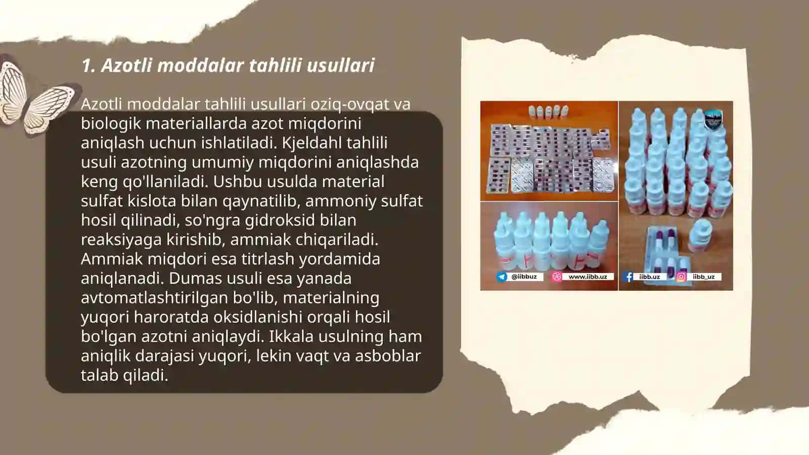Azotli moddalarni aniqlash 3