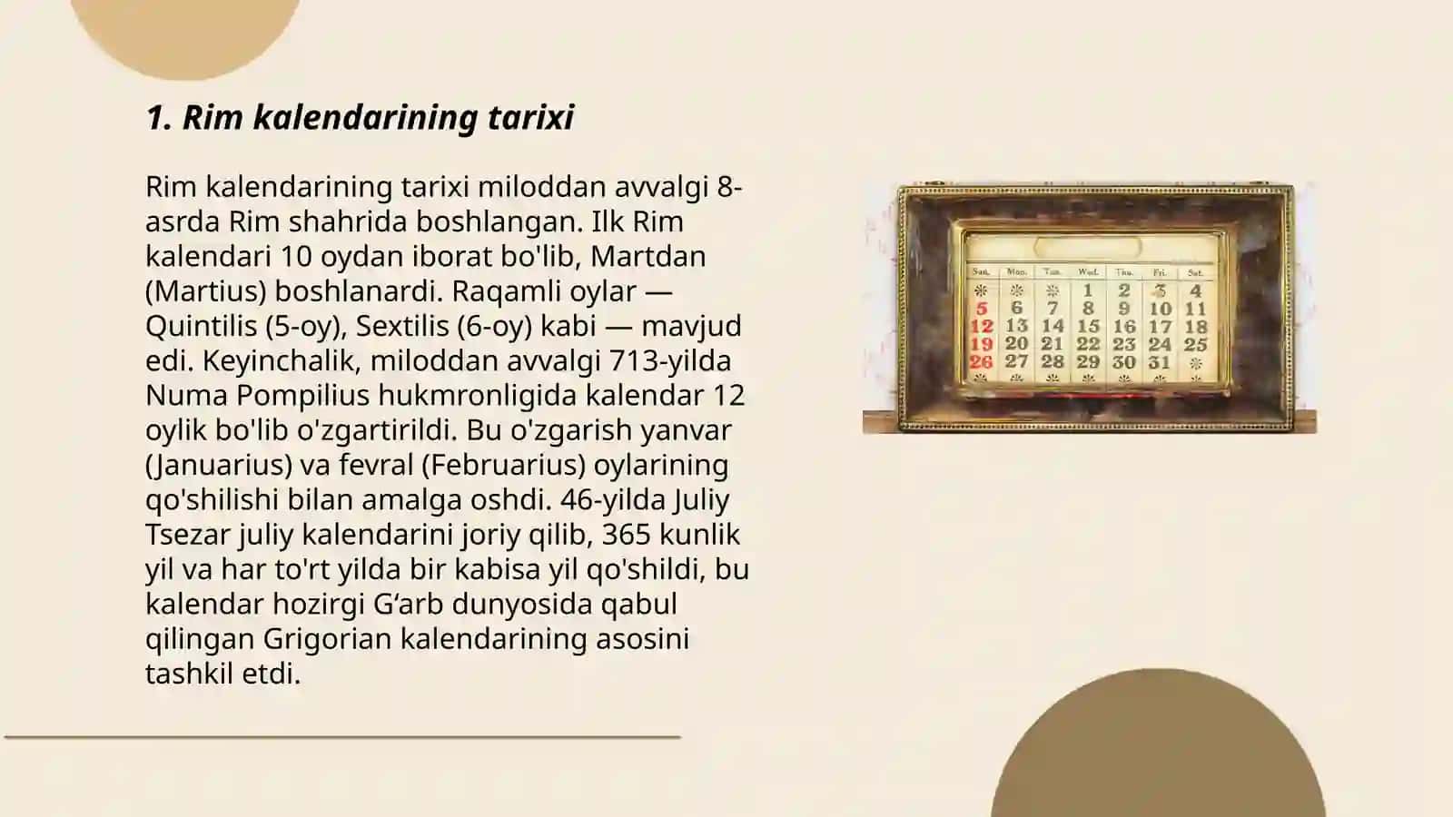 Rim kalendari 3