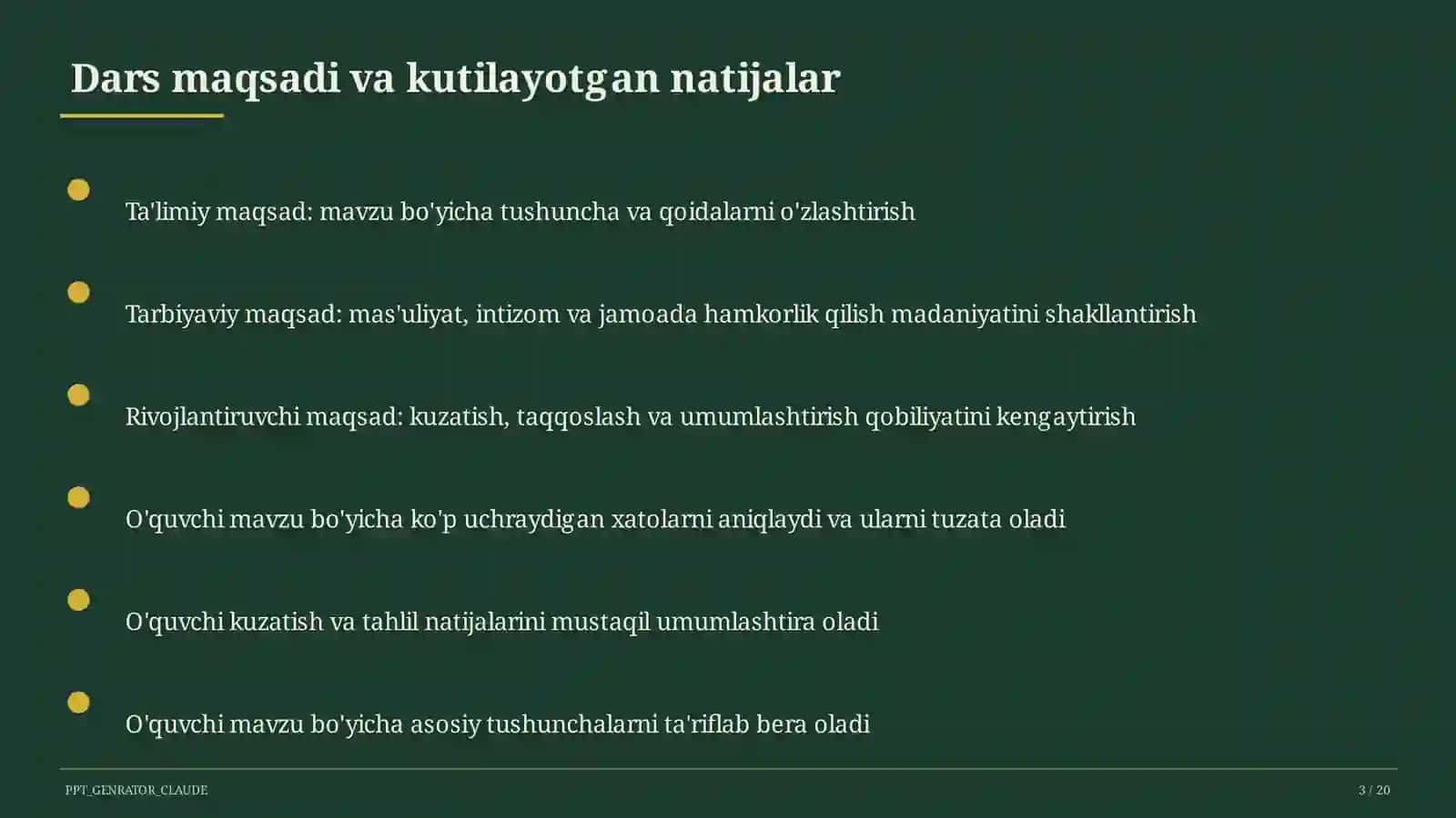 Iqtisodiyot nima: ehtiyoj va resurslar (9-sinf) 3