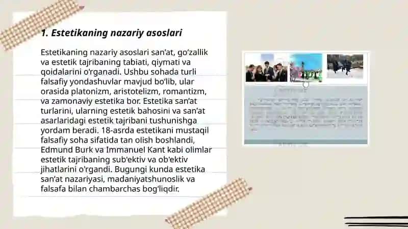 Estetika mohiyati va ahamiyati 3