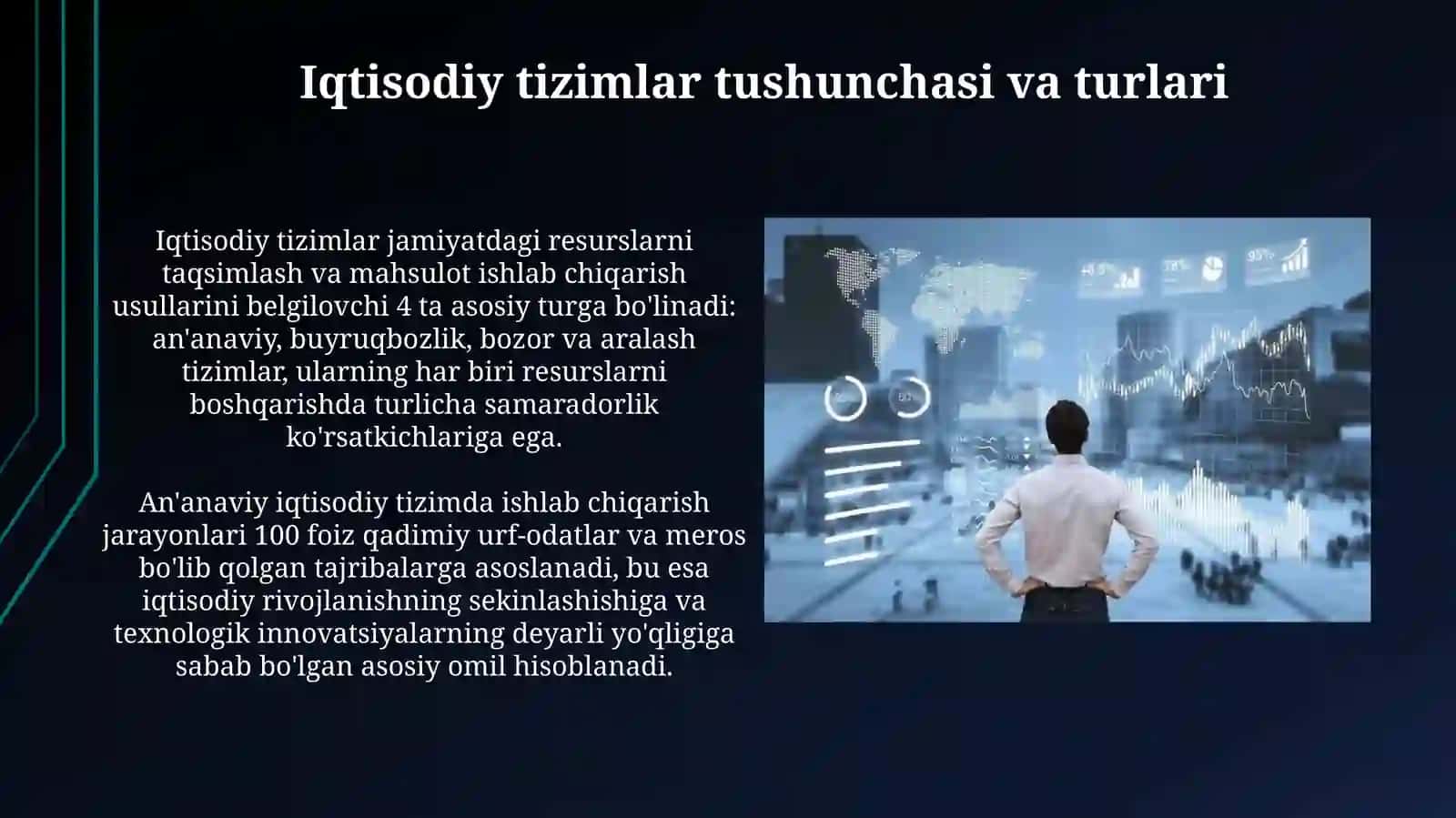 Iqtisodiy tizimlar va bozor usullari 3
