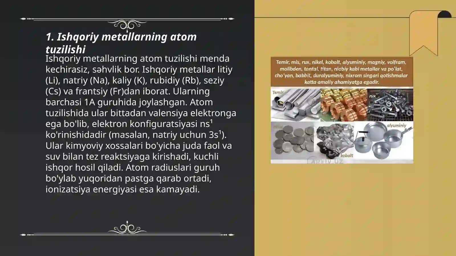 Element organik birikmalari 3