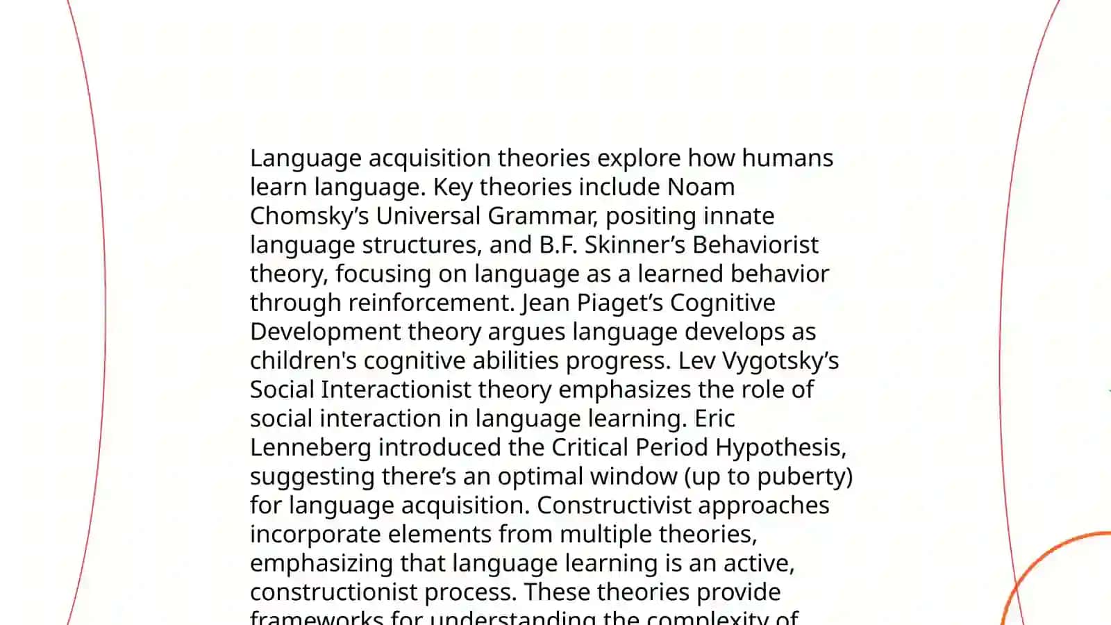 Language learning and language acquisition 3