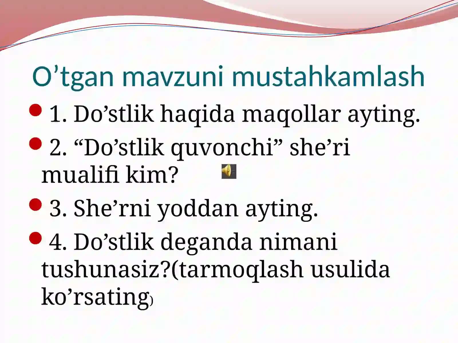 1- sinf o’qish fanidan dars taqdimoti 3