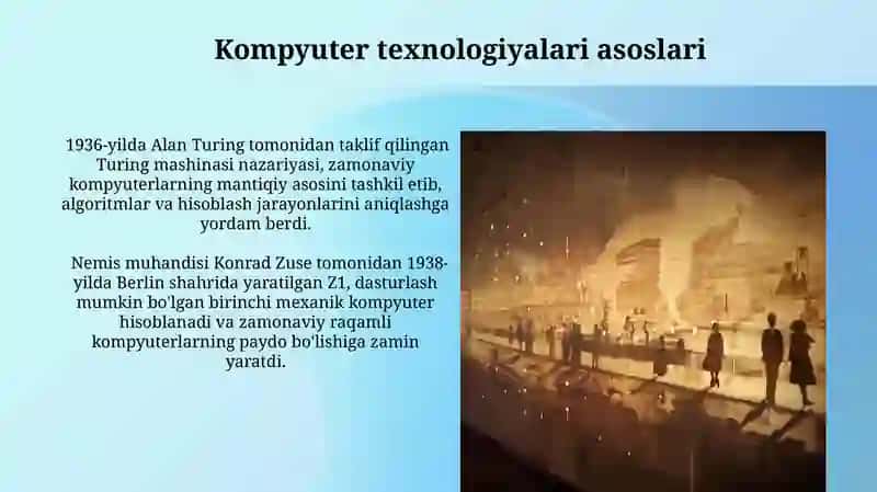 Alan Turing Turing mashinasining nazariyasi 3