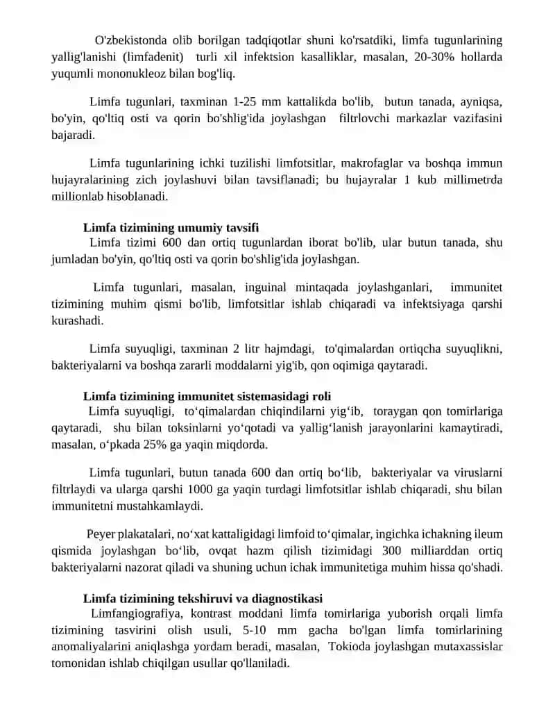Limfa sistemasi 3
