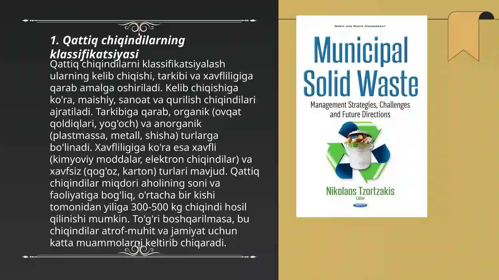 Qattiq chiqindilarni meyorlash 3