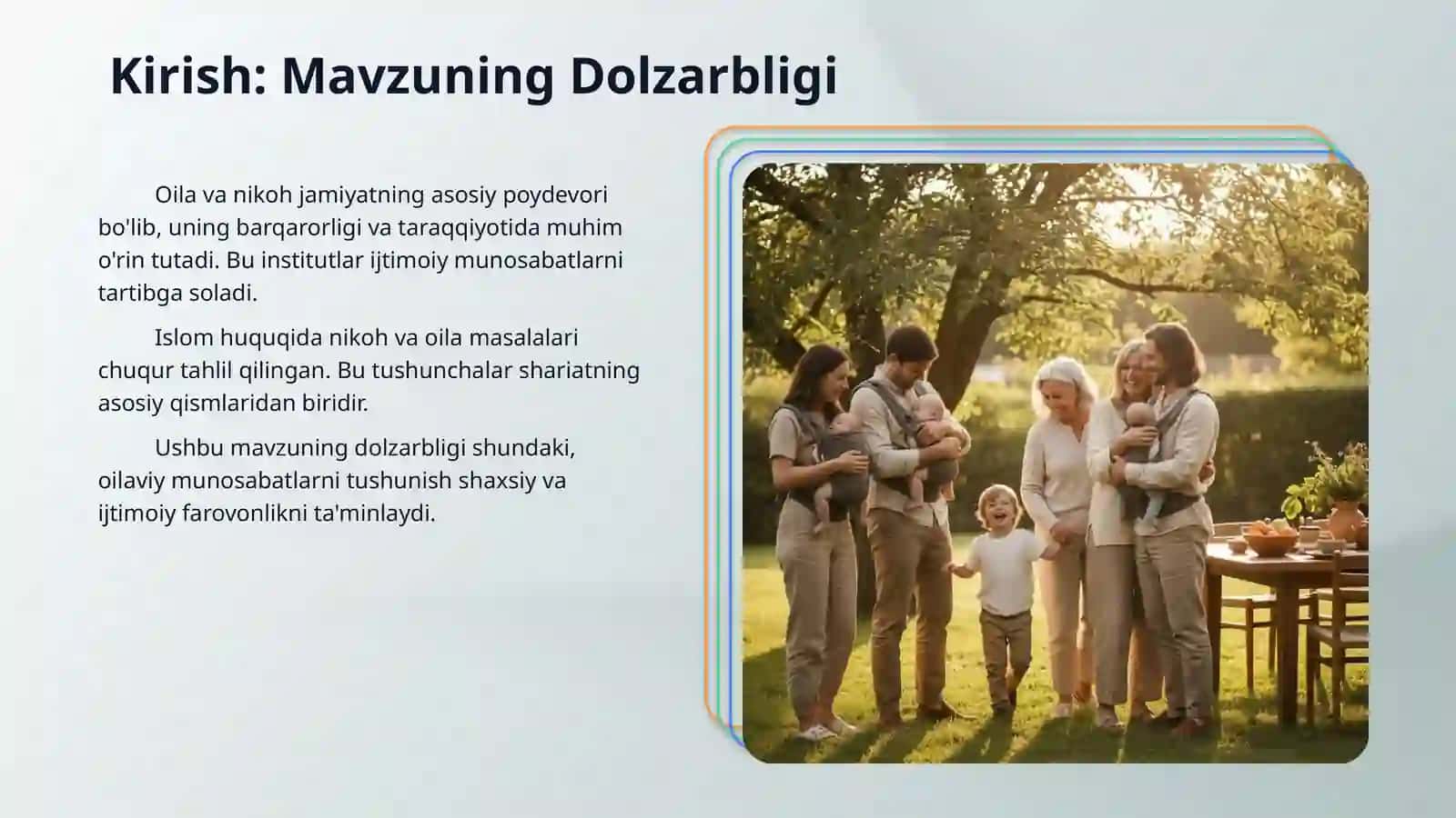 Islom huquqshunosligida nikoh, oila, taloq ,idda, zihor tushunchalarini ta'riflash 3