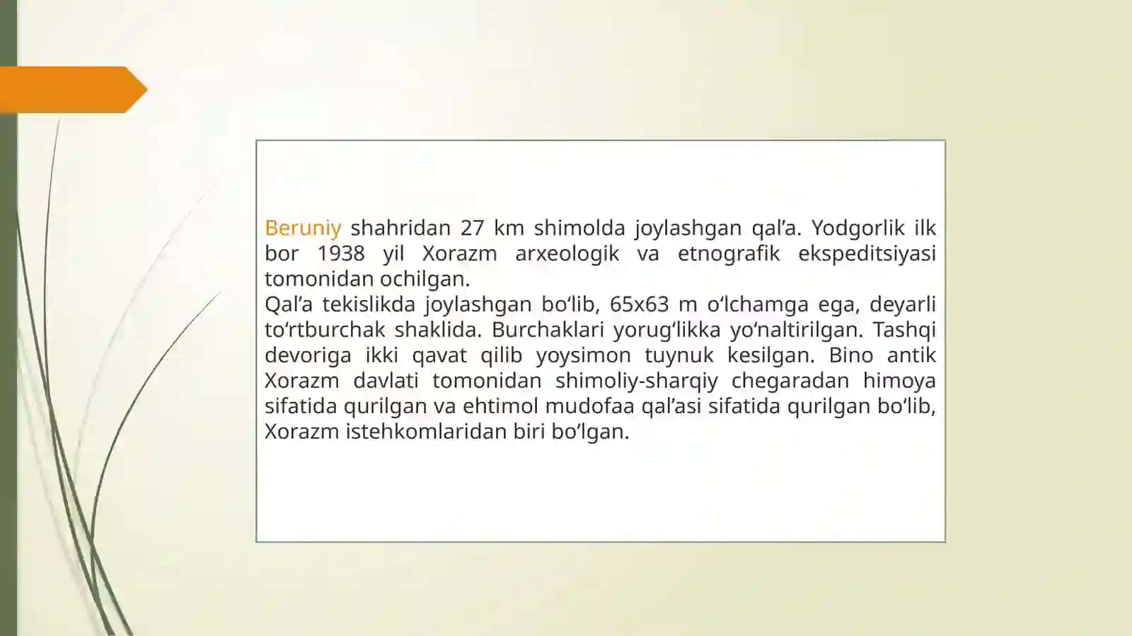 Qizilqal’a 3