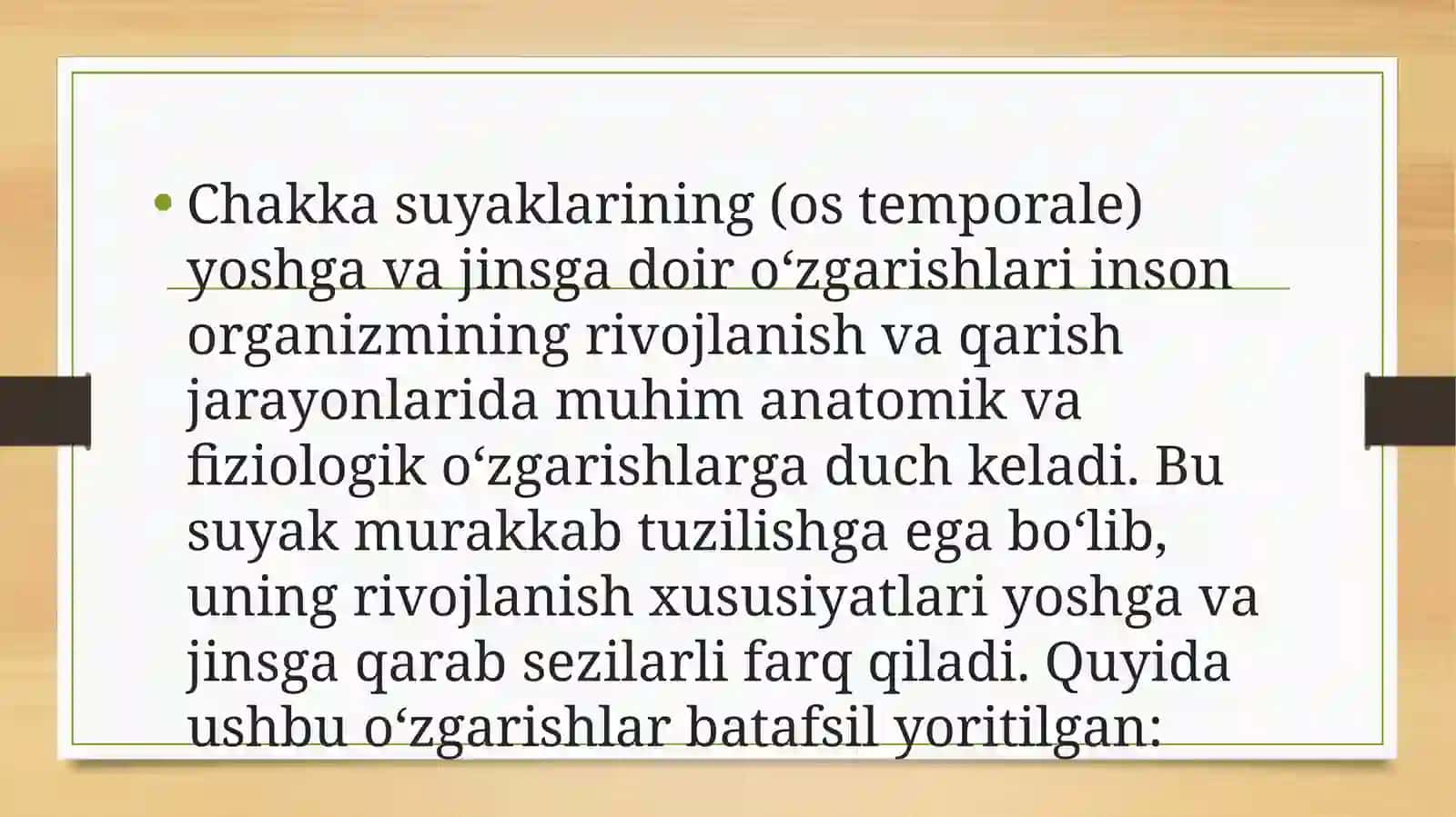 Chakka suyaklarining yosh va jinsga doir o‘zgarish xususiyatlari 3