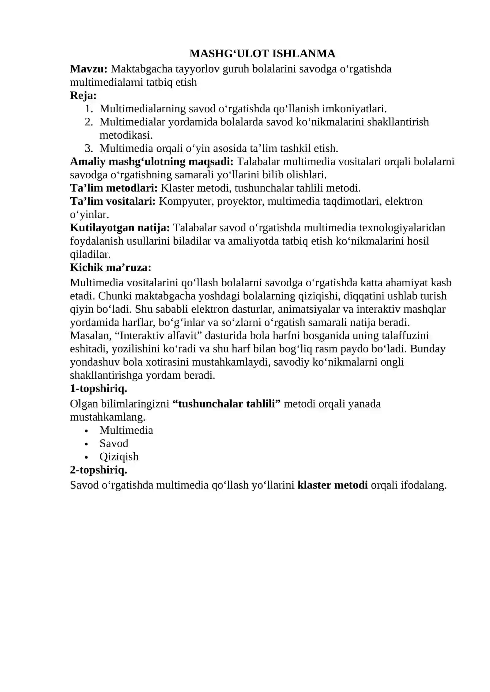 Ekologik tarbiya metodlari 3