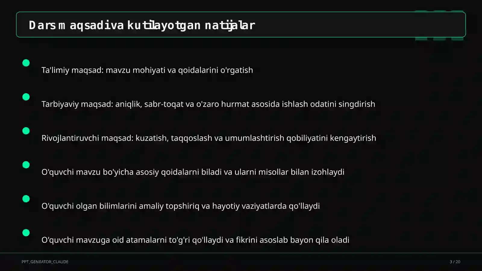 Geografiya 11-sinfgacha: o'lkashunoslik loyihalari va xarita bilan ishlash 3