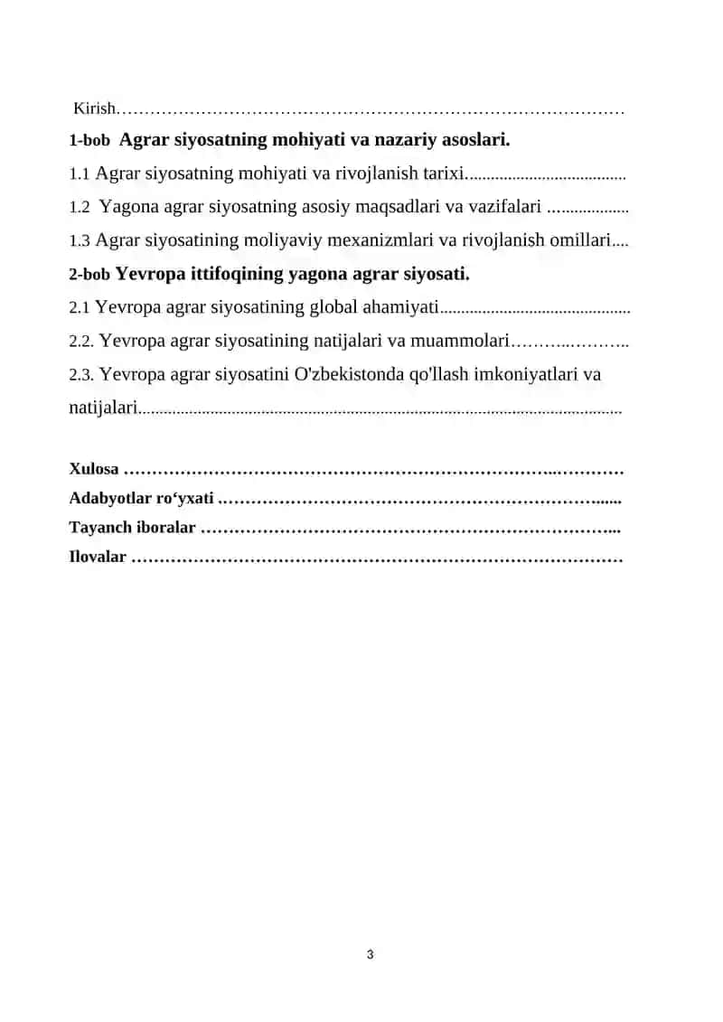 Mikroiqtisodiyot Kurs Ishi 3