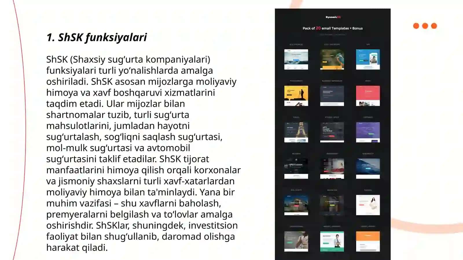 Shablonlarning standart kutubxonasi (ShSK). ShSK-komponentalari 3