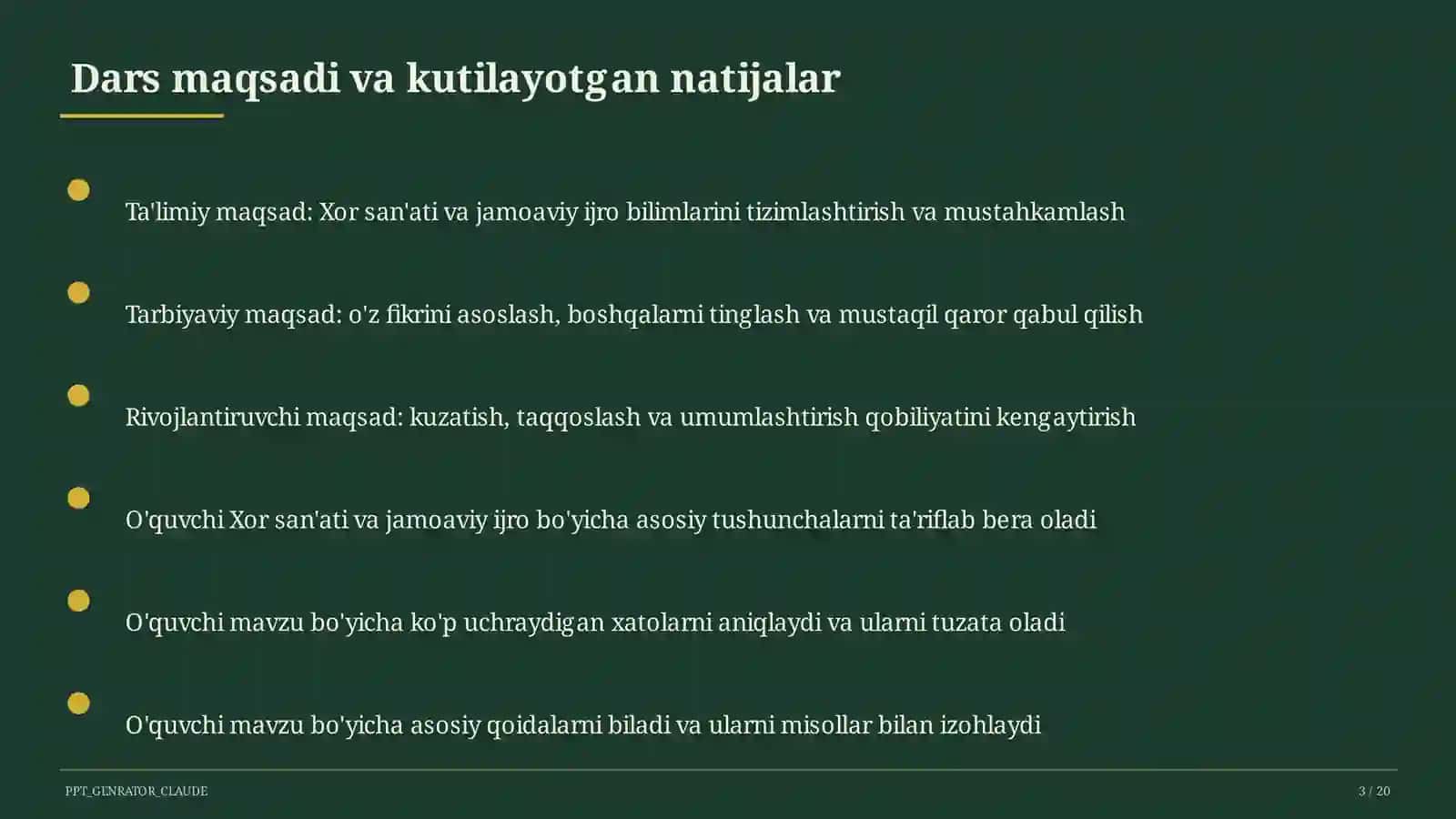 Xor san'ati va jamoaviy ijro (7-sinf) 3