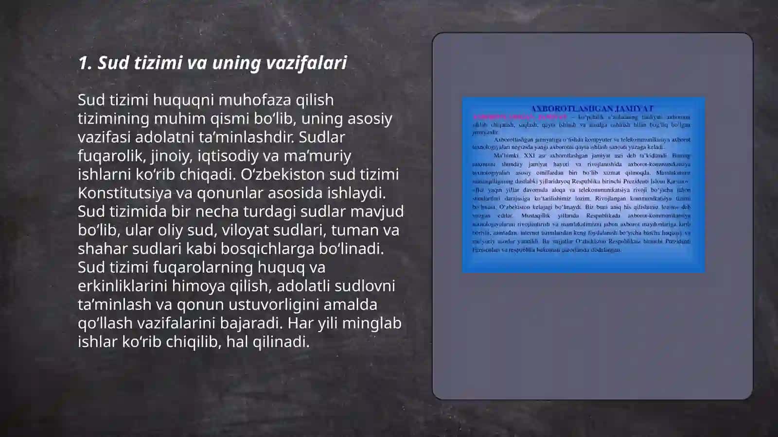 Sud va huquqni muhofaza qiluvchi organlar tushunchasi 3