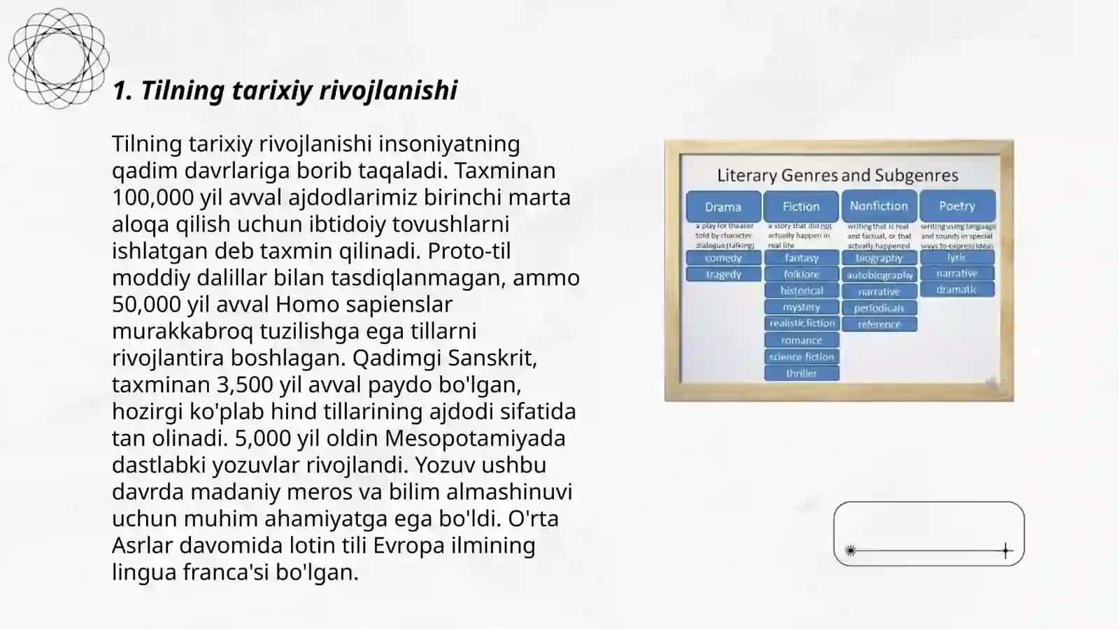 Tilning tarixiy rivojlanishi 3