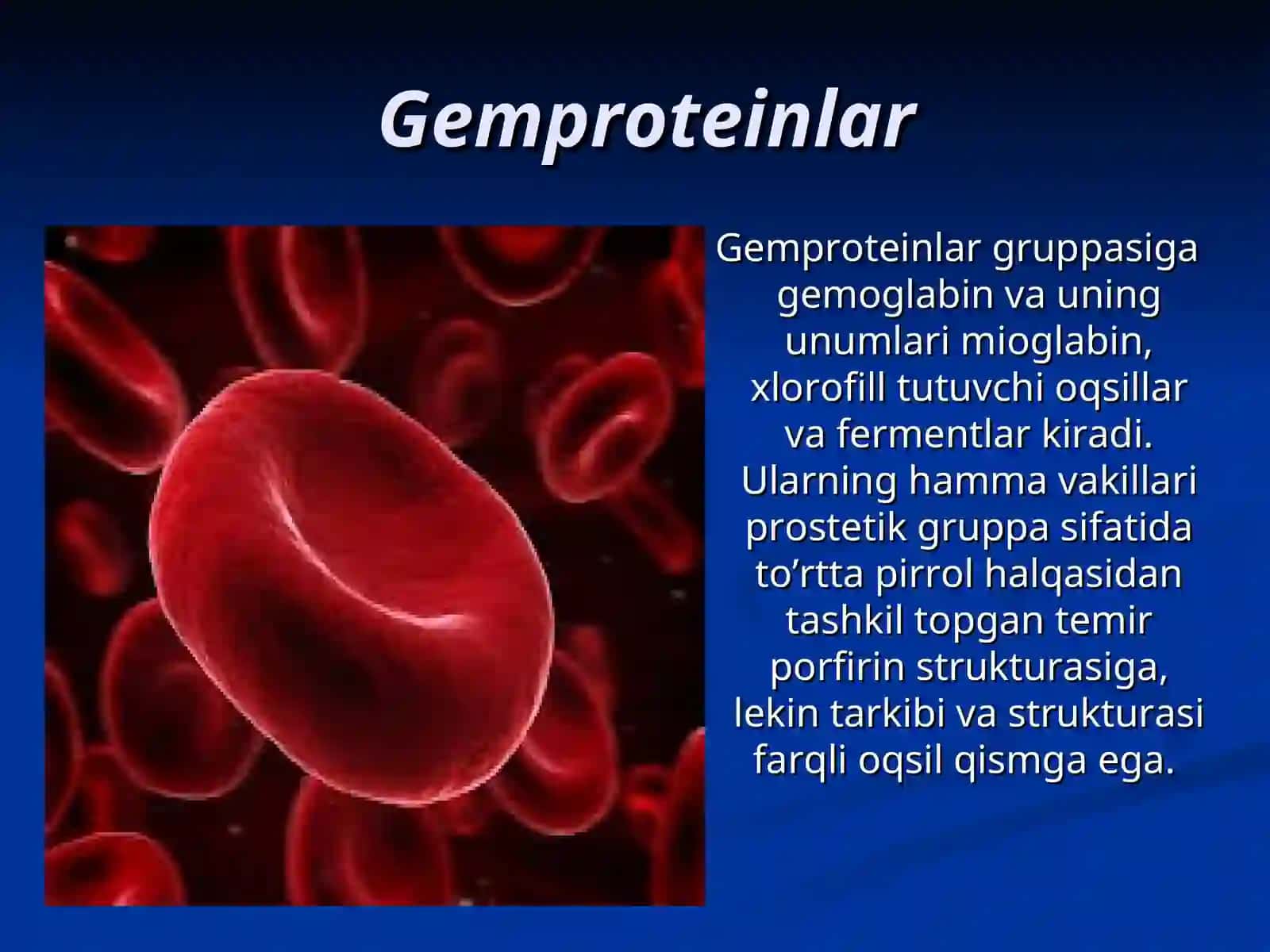 Xromoproteinlar va gemoglobin 3