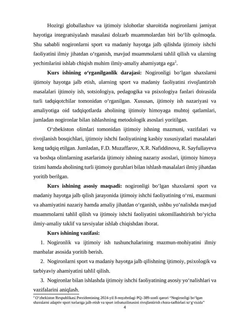 Nogironlarni sport va madaniy hayotga jalb qilishda ijtimoiy ishchi faoliyati 3