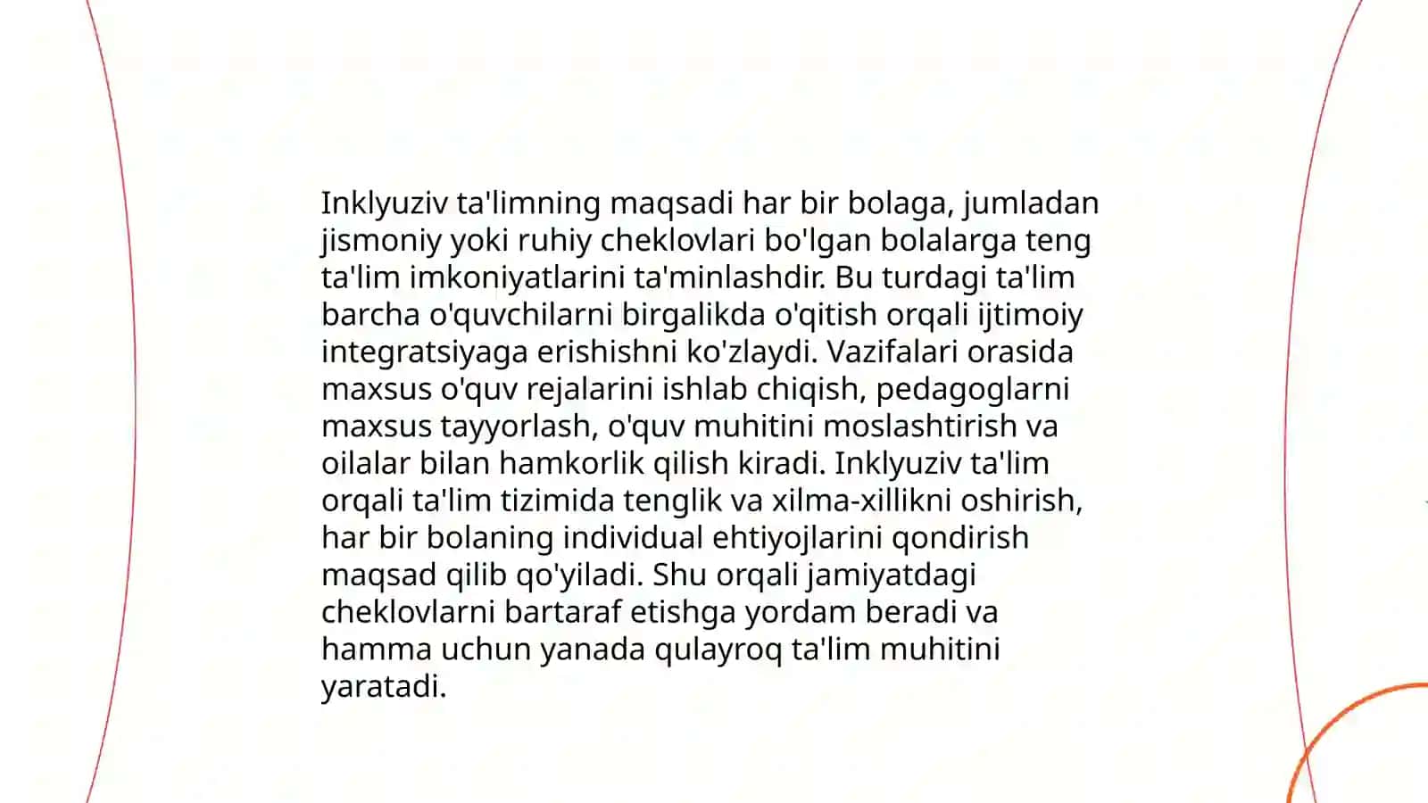 Inklyuzif talim prinsiplari, metodlari, kategoriyalari 3