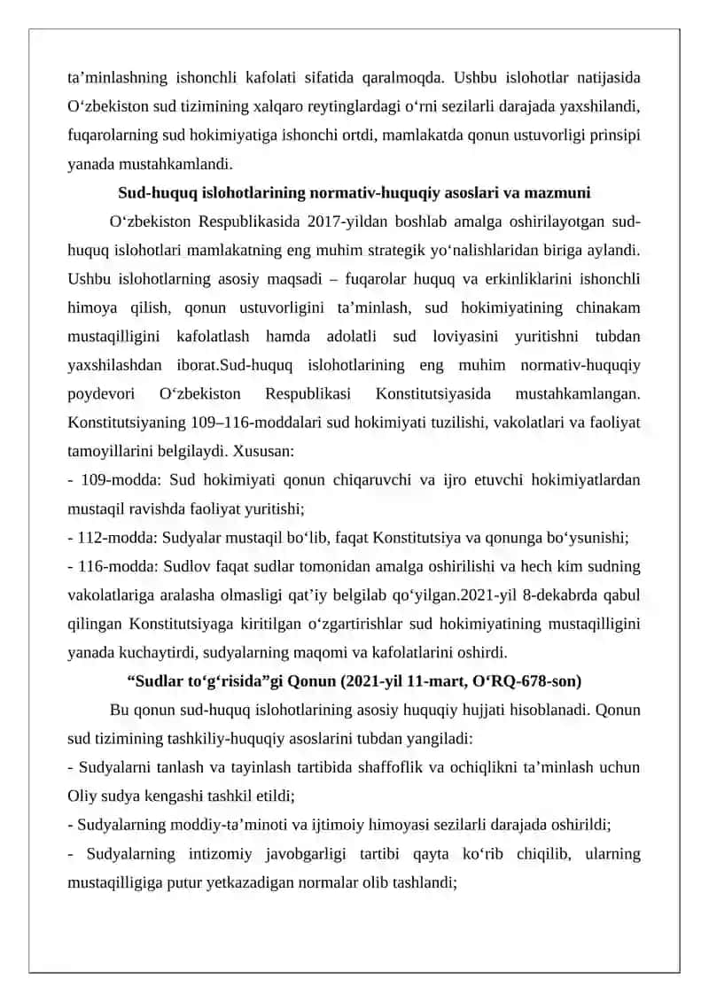 Sud-huquq islohotlari va ularning bosqichlari 3