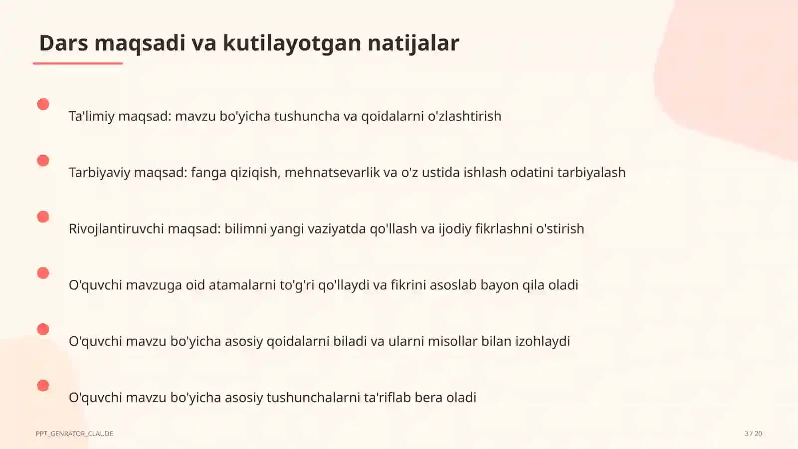 Moddalar massasining saqlanish qonuni (7-sinf) 3