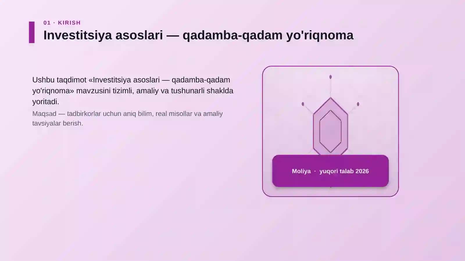 Investitsiya asoslari — qadamba-qadam yo'riqnoma 3