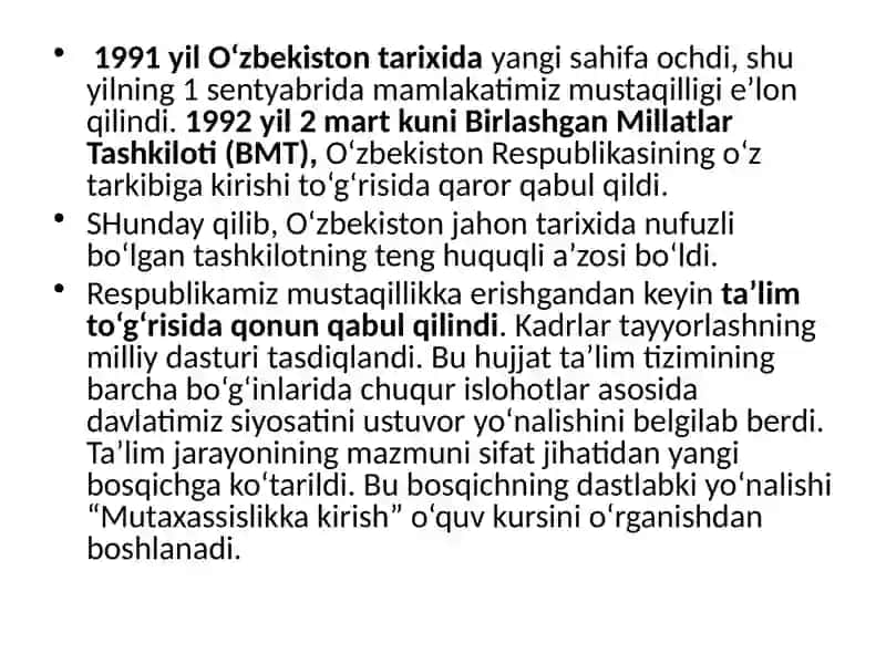 Mutaxassislikka kirish fani va uning vazifalari 3