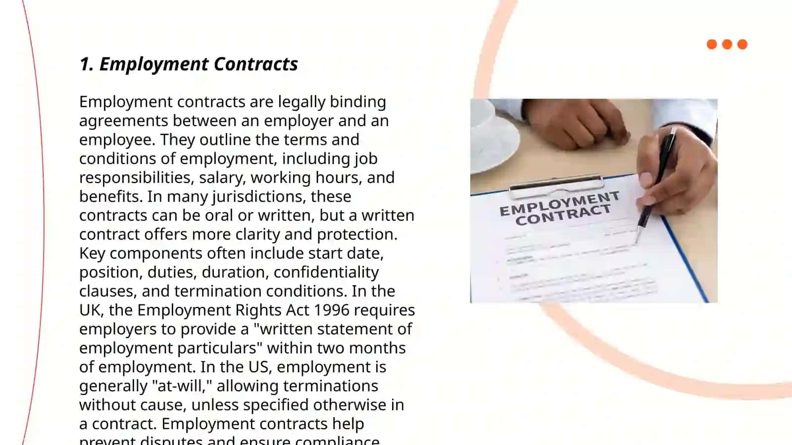 Employment law 3