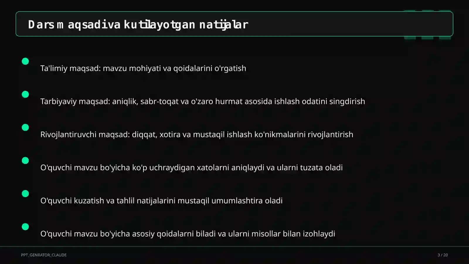 Interfaol metodlar: Klaster va Aqliy hujum 3